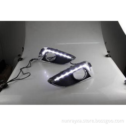 8pcs LED Bulb Automatic Car Daytime Running Lights Hyundai